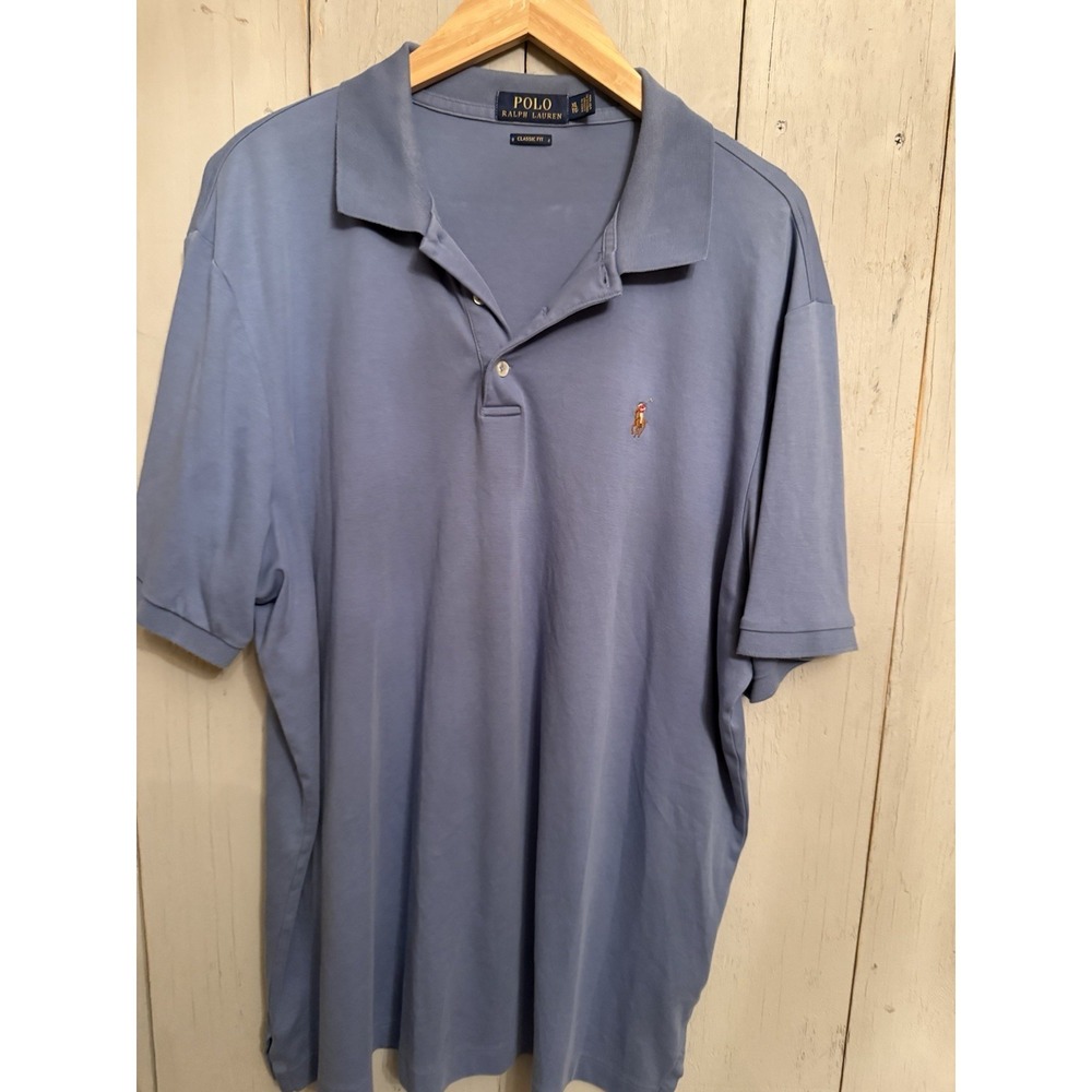 Polo Ralph Lauren Classic Fit Mens XL Pima Soft Cotton Golf Polo Shirt